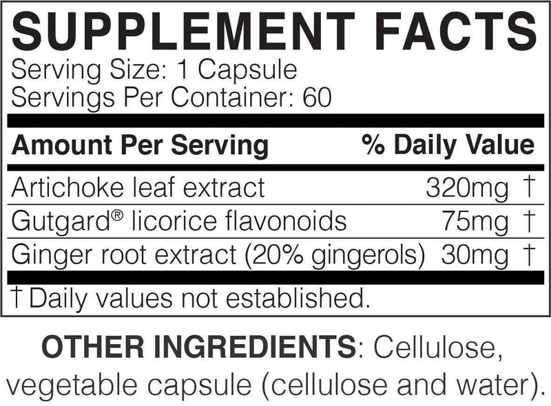 MegaGuard - Nature's Stomach Support (Microbiome Labs) Supplement Facts