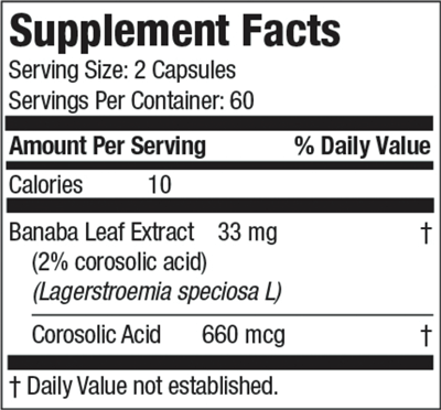 sugarsolve pro american biosciences supplement facts