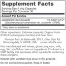 saccharomyces boulardii (protocol for life balance) supplement facts