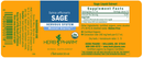 sage herb pharm label