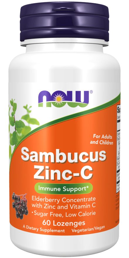 Sambucus Zinc-C (NOW) Front