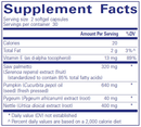 saw palmetto plus pure encapsulations supplement facts
