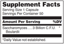 s.b.c | saccharomyces boulardii douglas labs supplement facts