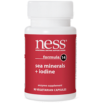 Sea Minerals + Iodine Formula 14 (Ness Enzymes) Front