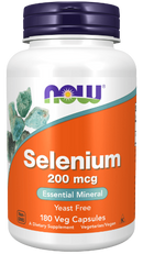 selenium (yeast free) 200 mcg (now foods)