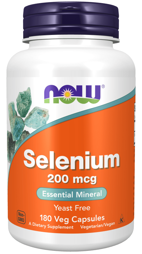 Selenium (Yeast Free) 200 mcg (NOW) Front