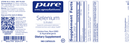 selenium citrate pure encapsulations label