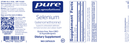 selenium selenomethionine pure encapsulations label
