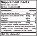 serene sleep american nutriceuticals supplement facts