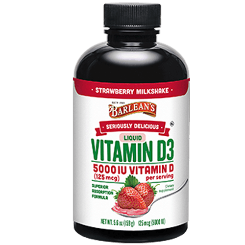 Seriously Delicious Vitamin D3 Strawberry Milkshake (Barlean's Organic Oils)