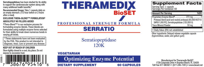 Serratio (Theramedix) Label