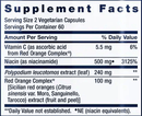 shade factor (life extension) supplement facts