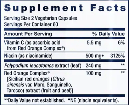 Shade Factor™ (Life Extension) Supplement Facts