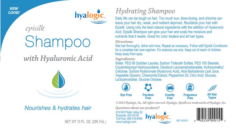 Shampoo with Hyaluronic Acid (Hyalogic) Label