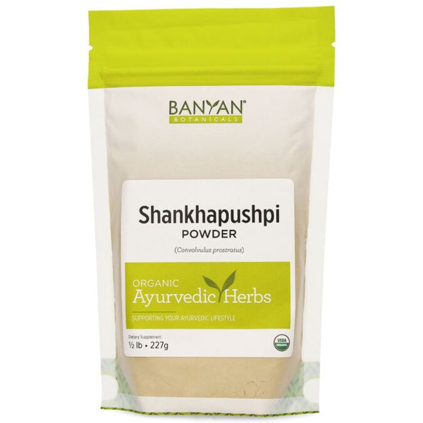 Shankapushpi Powder (Banyan Botanicals) Front