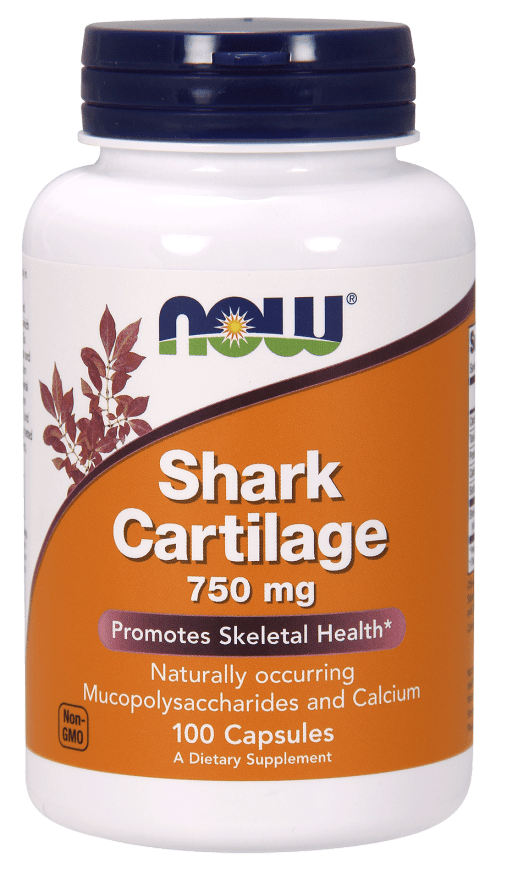 Shark Cartilage 750 mg (NOW) Front