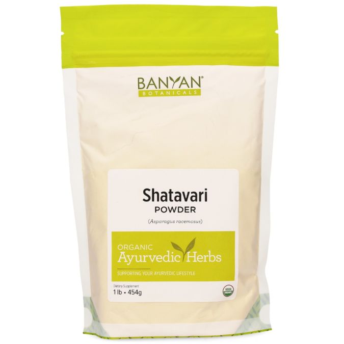 Shatavari Root Powder Organic (Banyan Botanicals) | shatavari powder