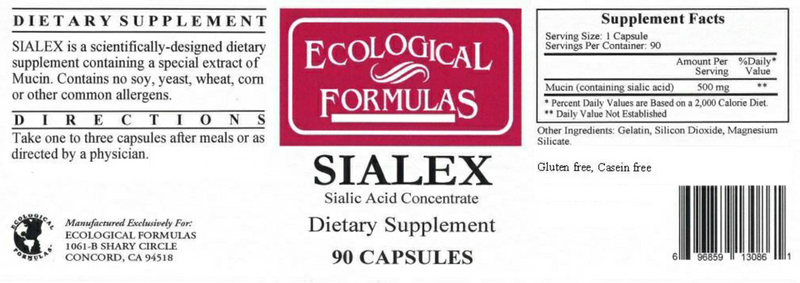 sialex (ecological formulas) label