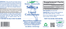 silica liquid eidon label