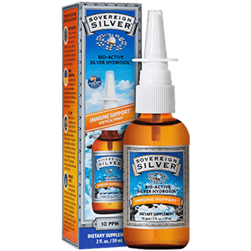 Silver Hydrosol Vertical Spray (Sovereign Silver) Front