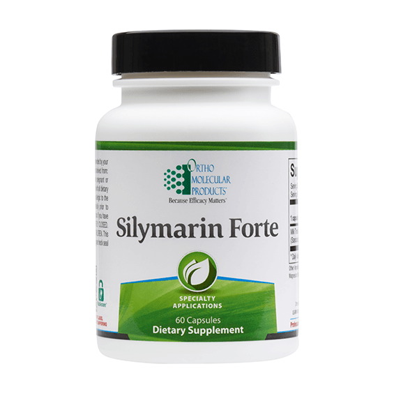 silymarin forte 60 capsules ortho molecular products
