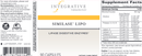 similase lipo (integrative therapeutics) label