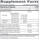 similase sensitive stomach (integrative therapeutics) supplement facts
