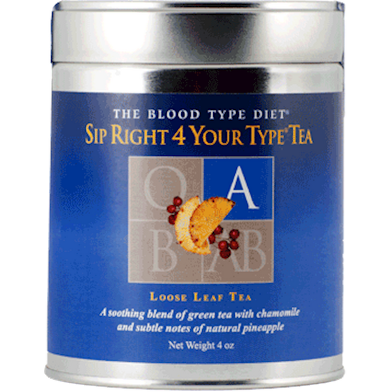 Sip Right 4 Your Type Tea A (D'Adamo Personalized Nutrition) Front