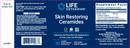 skin restoring ceramides (life extension) label