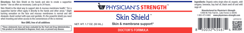 Skin Shield (Physicians Strength) Label