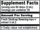skullcap extract (herbalist alchemist) supplement facts