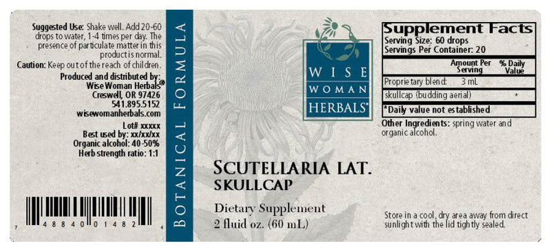 Skullcap 2oz Wise Woman Herbals products