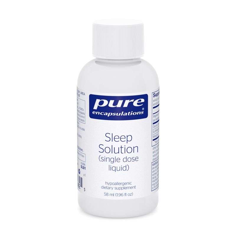Sleep Solution 6 single-serve bottles (Pure Encapsulations) Front