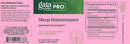 sleep maintenance gaia herbs pro label
