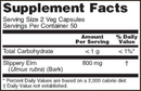 slippery elm 400 mg (now foods) supplement facts
