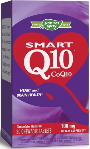 Smart Q10 CoQ10 Chocolate 100 mg (Nature's Way)