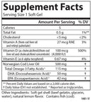 solar d gems carlson labs supplement facts