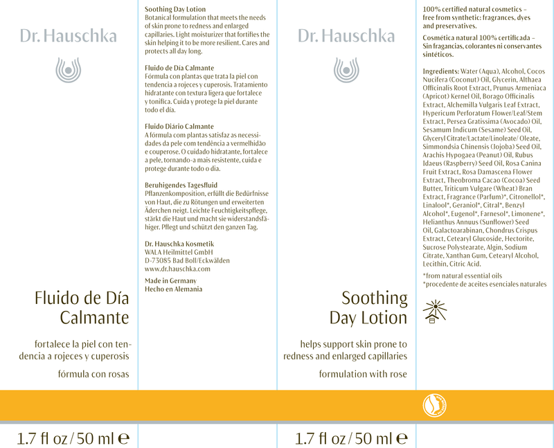 Soothing Day Lotion (Dr. Hauschka Skincare) Label