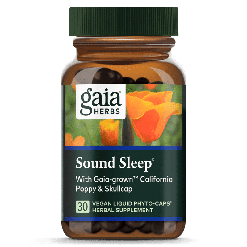 sound sleep gaia herbs | kava kava extract | california poppy | skullcap