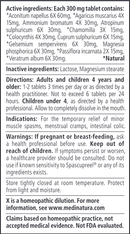 spascupreel tablets (medinatura professional) drug facts