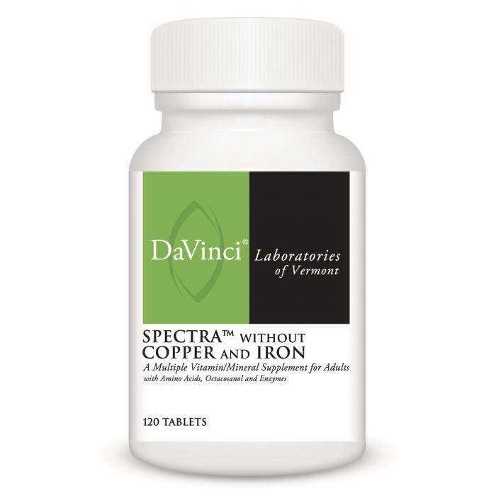 Spectra Without Copper And Iron 120 Tablets DaVinci Labs