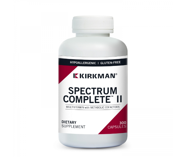 Spectrum Complete™ II Multivitamin with Metabolic Cofactors (Kirkman Labs) Front
