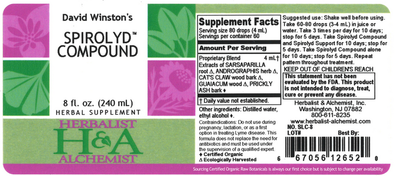 spirolyd compound (herbalist alchemist) label