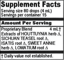 spirolyd support (herbalist alchemist) supplement facts