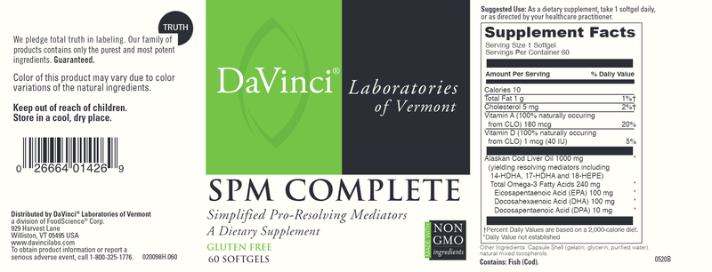 Spm Complete (DaVinci Labs) Label