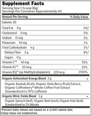 Sport Organic Plant-Based Energy + Focus Sugar Free Blackberry Cherry