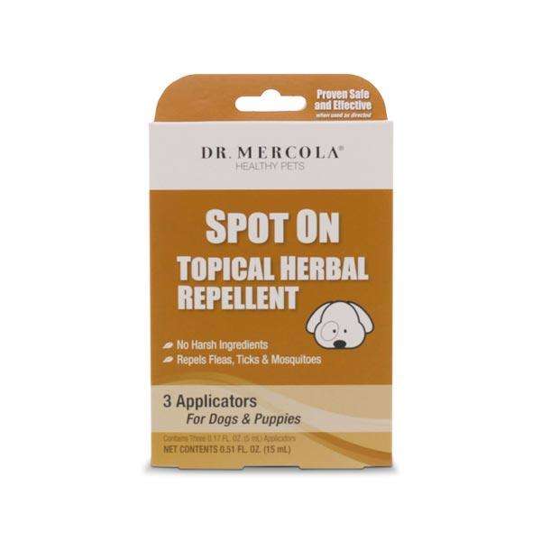 Spot On Herbal Repellent Dogs (Dr. Mercola) Front