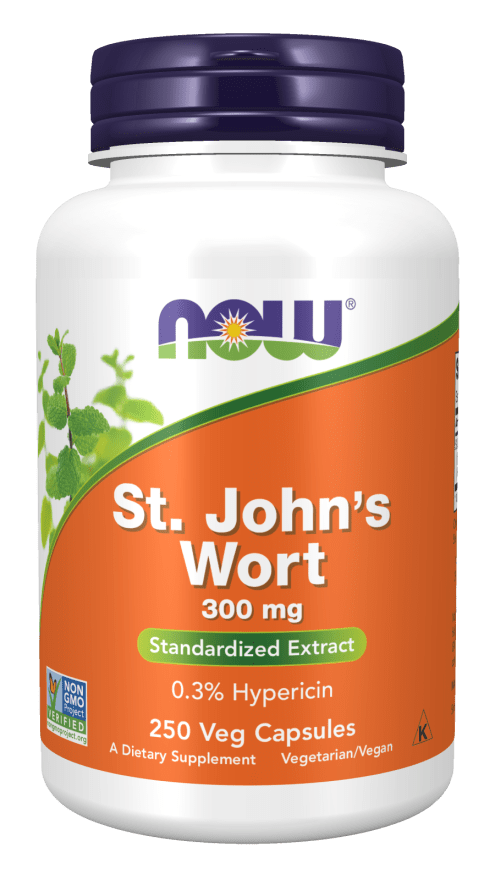 St. John's Wort 300 mg (NOW) Front