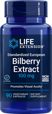 Standardized European Bilberry Extract (Life Extension) Front