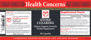 stone clearing health concerns label
